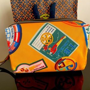 Tory Burch cosmetic travel bag Never used